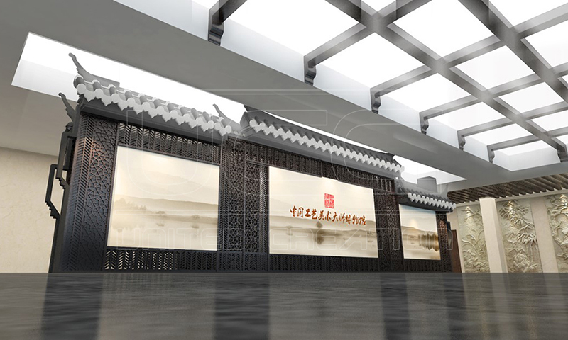 中國工藝美術(shù)大師博物館展廳(圖1)