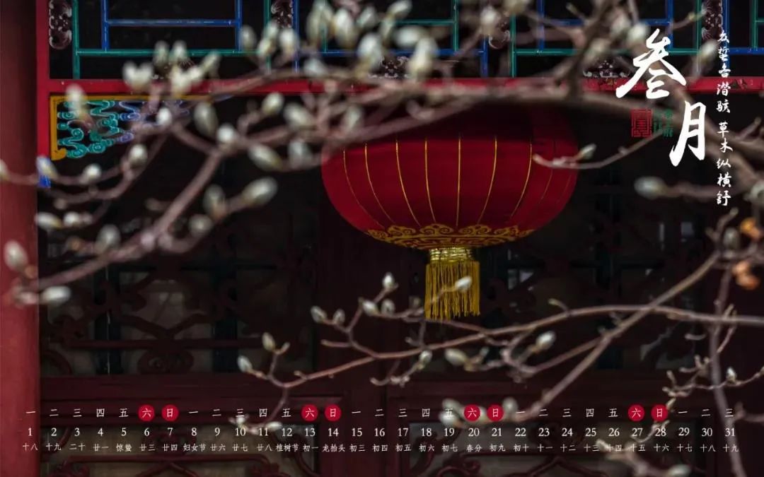 兩會開啟，3月拼顏值拼知識的月歷大賞...(圖9)
